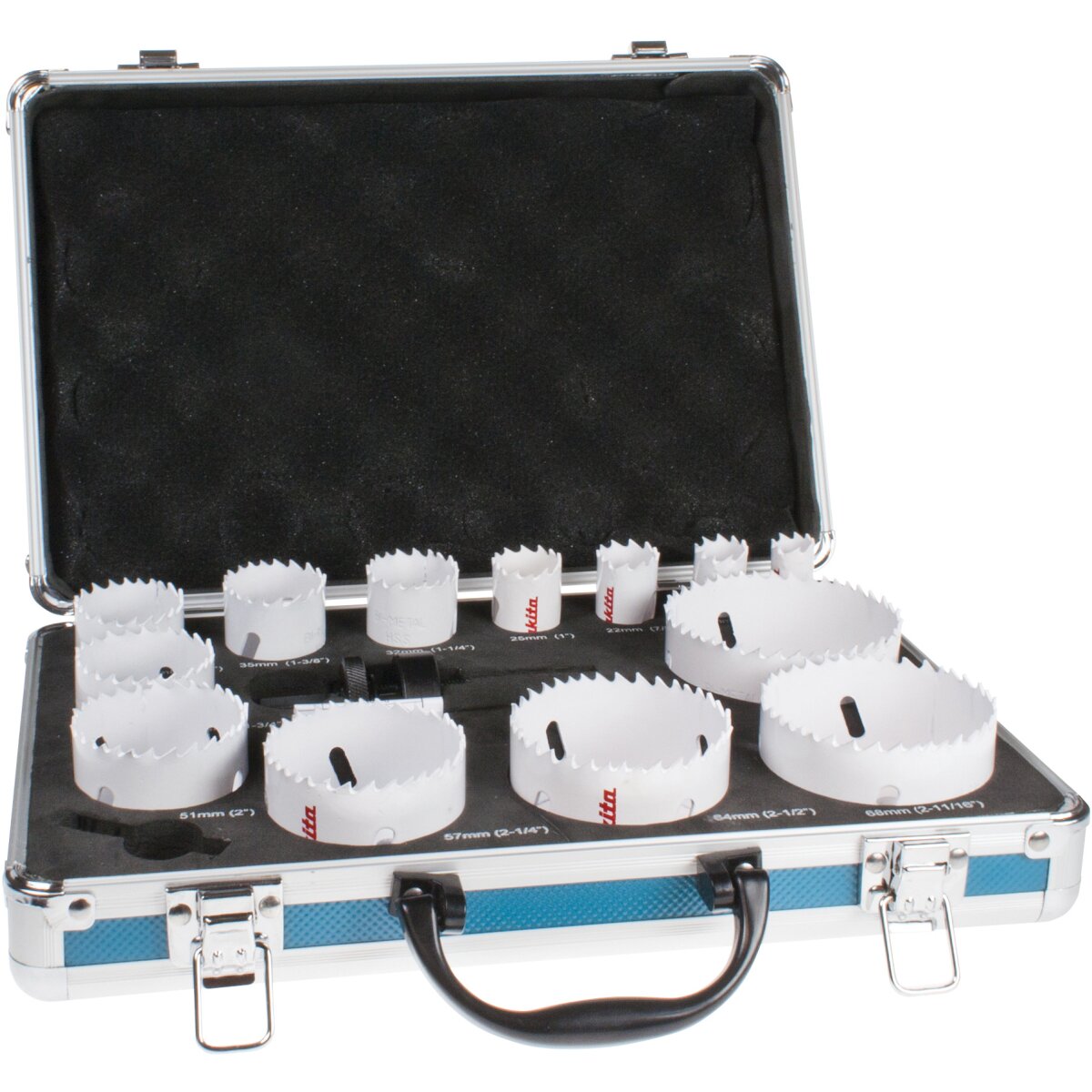 Makita D-47307 16 Piece Universal Holesaw Set in Aluminium Case