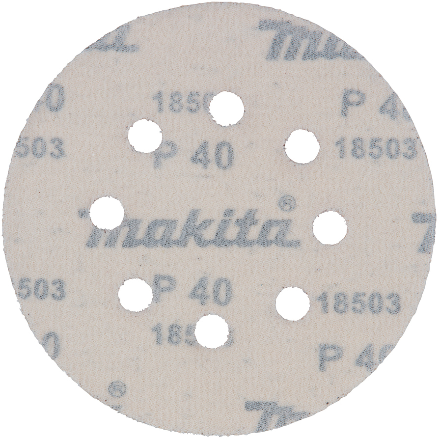 Makita D-65816 125mm White Hook and Look Abrasive Disc P40