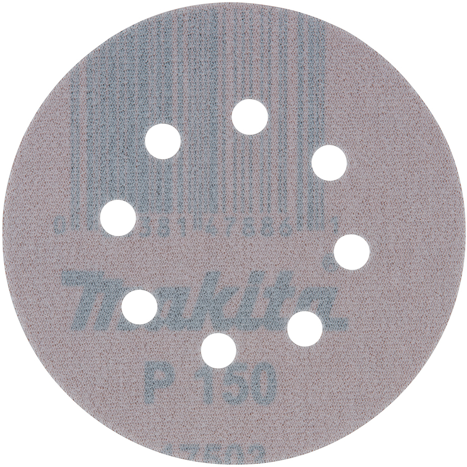 Makita D-65866 125mm White Hook and Look Abrasive Disc P150