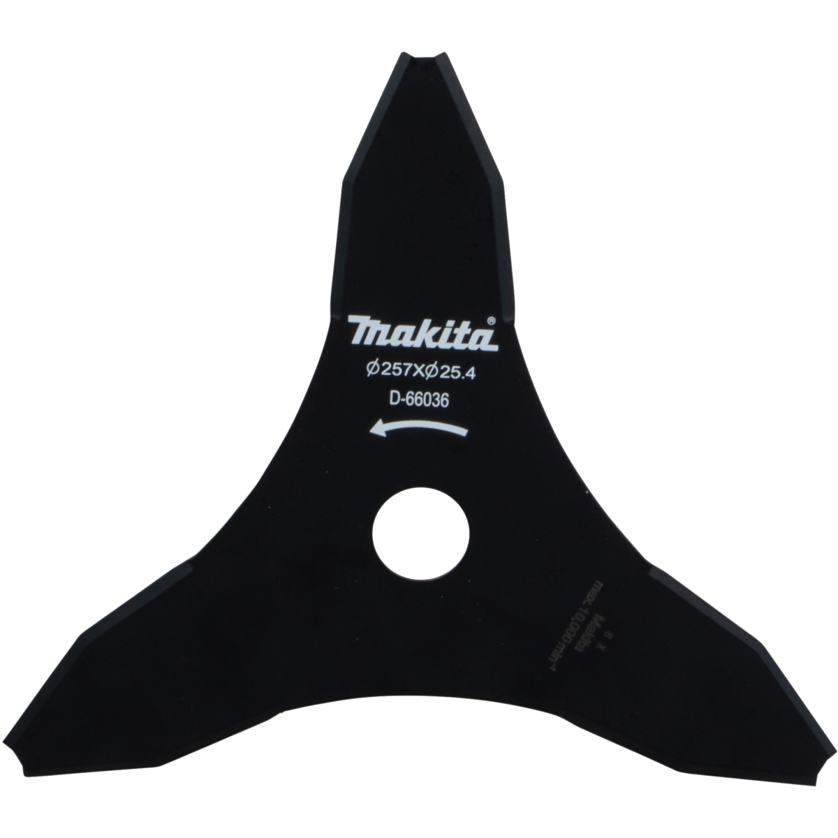 Makita D-66036 3 Tooth Tri Brush Cutter Blade 257mm x 25.4mm
