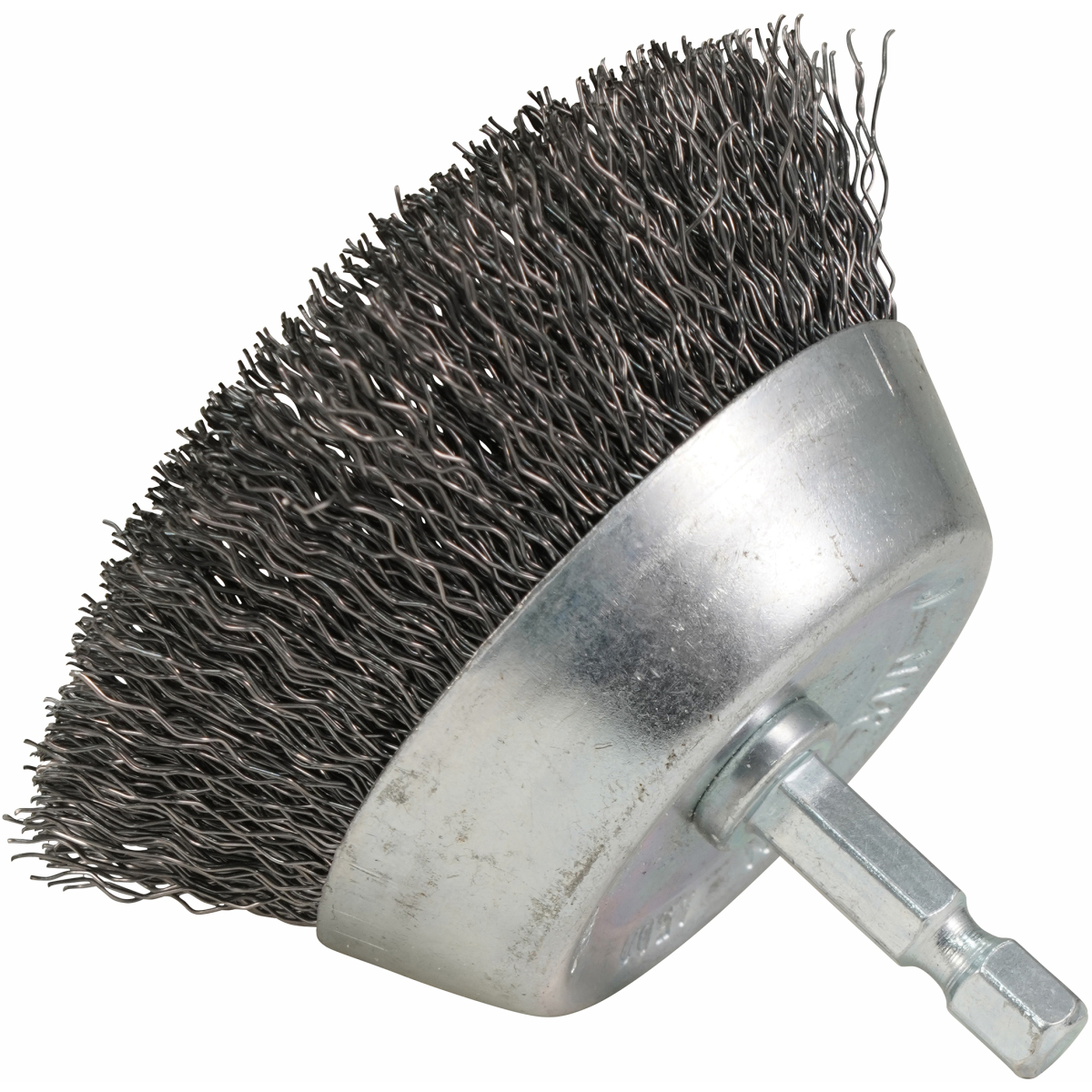Makita D-76445 75mm Steel Crimped Wire Cup Brush with 1/4" Hex Shank