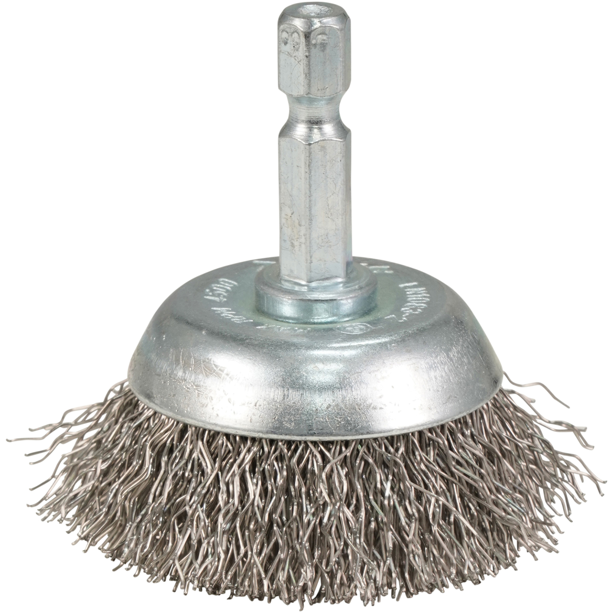 Makita D-76560 50mm Stainless Steel Crimped Wire Cup Brush with 1/4" Hex Shank