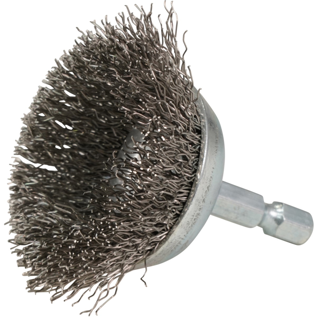 Makita D-76560 50mm Stainless Steel Crimped Wire Cup Brush with 1/4" Hex Shank