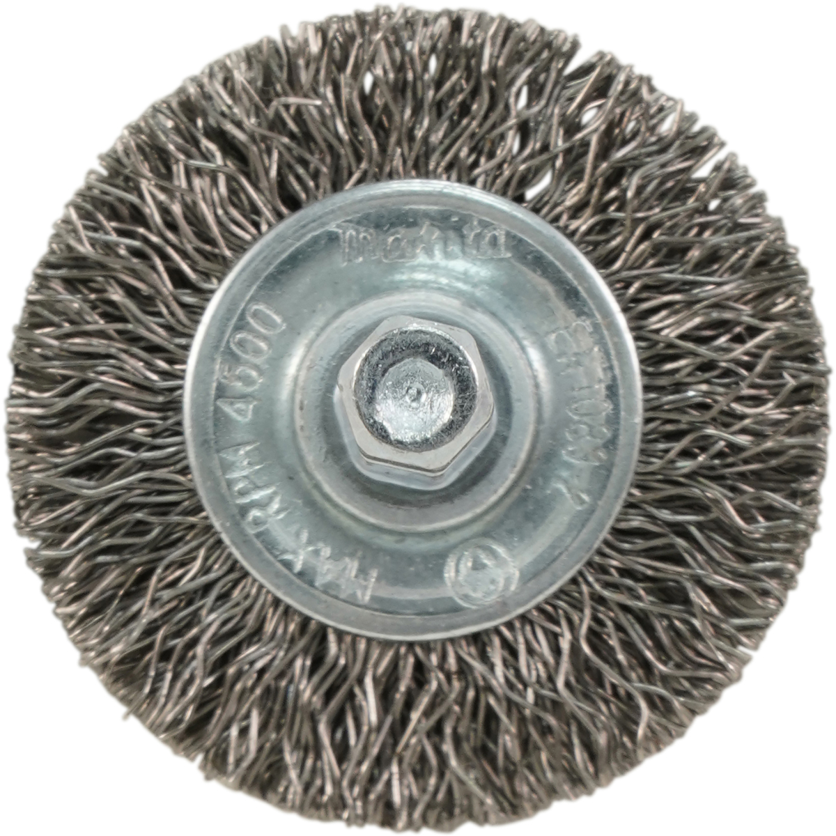Makita D-766613 50mm Stainless Steel Crimped Wire Wheel with 1/4" Hex Shank