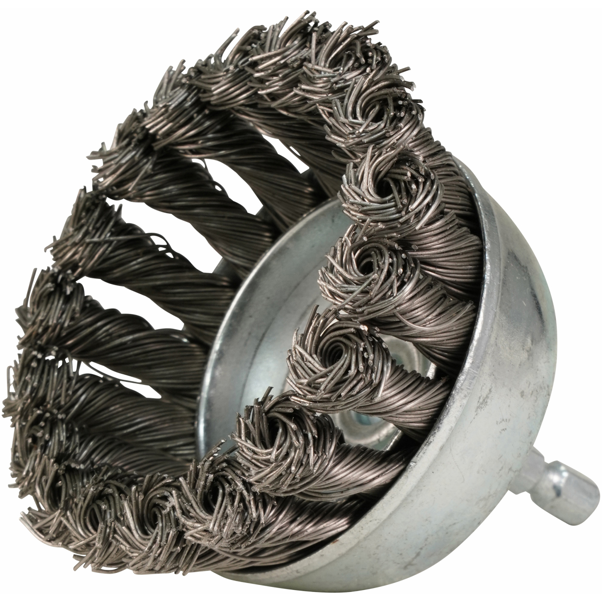Makita D-76700 75mm Stainless Steel Knotted Wire Cup Brush
