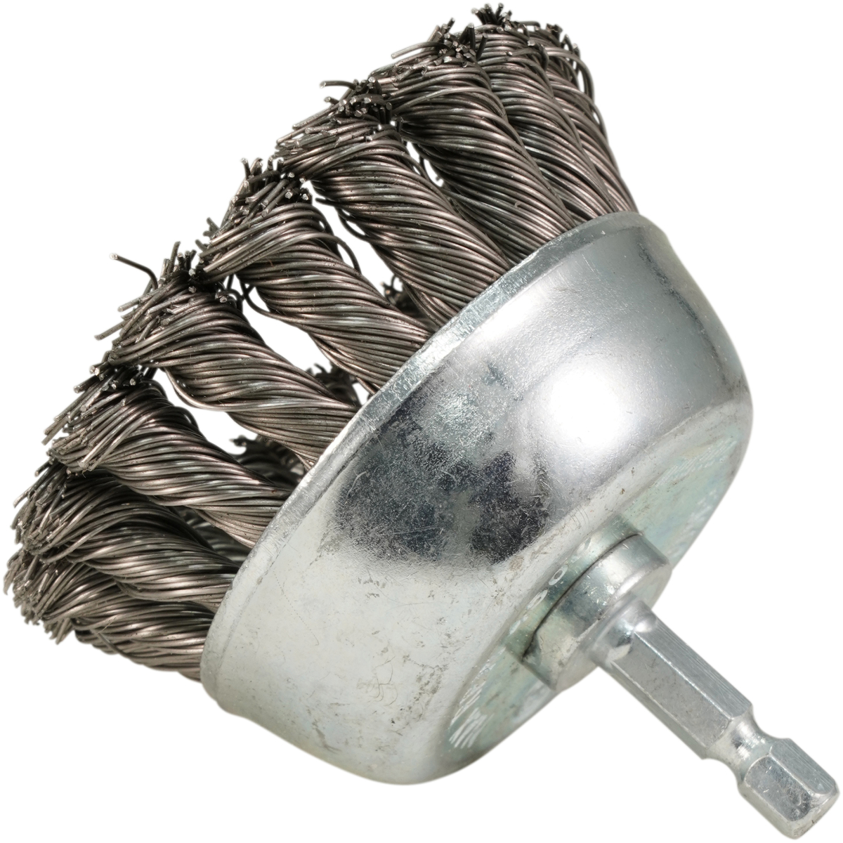 Makita D-76700 75mm Stainless Steel Knotted Wire Cup Brush
