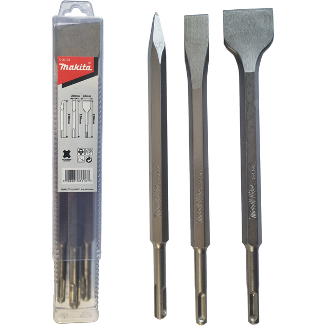 Makita D-30134 3 Piece SDS+ Chisel Set