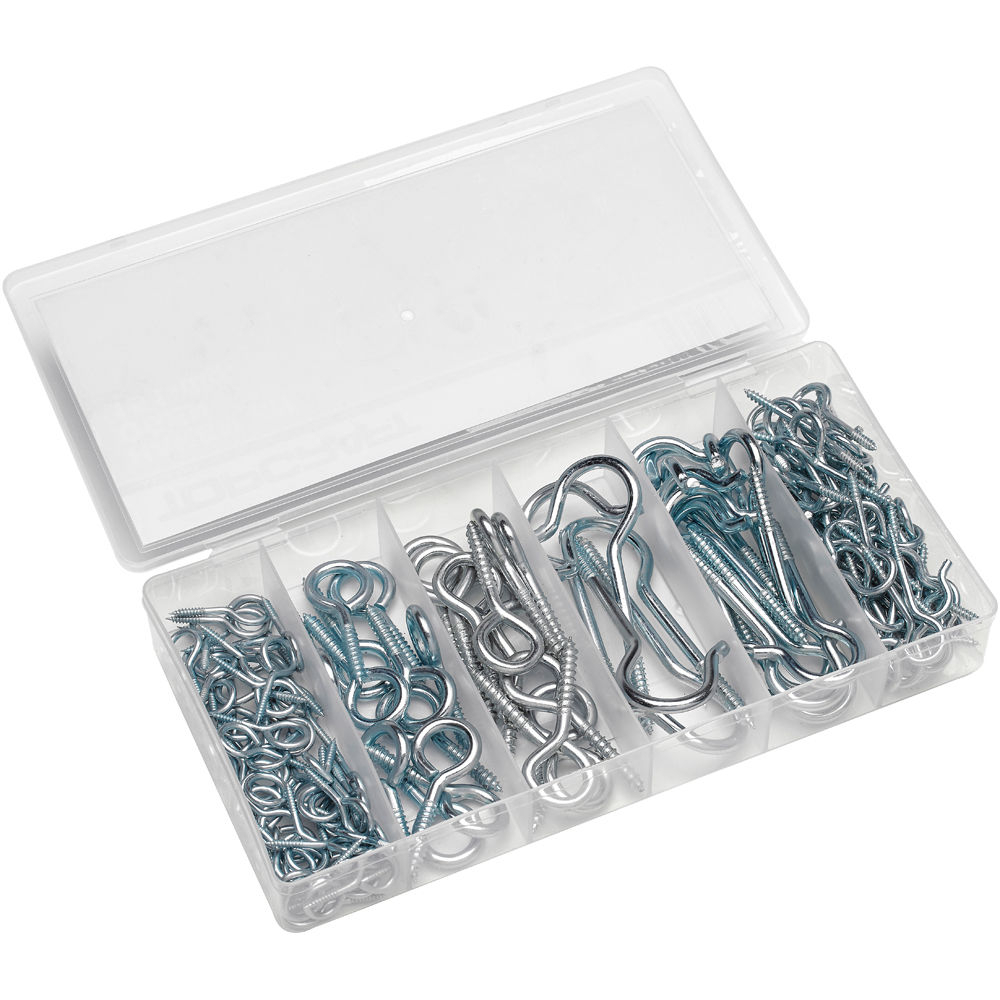 Clarke 1801895 CHT895 151 Piece Screw Hook & Eye Assortment
