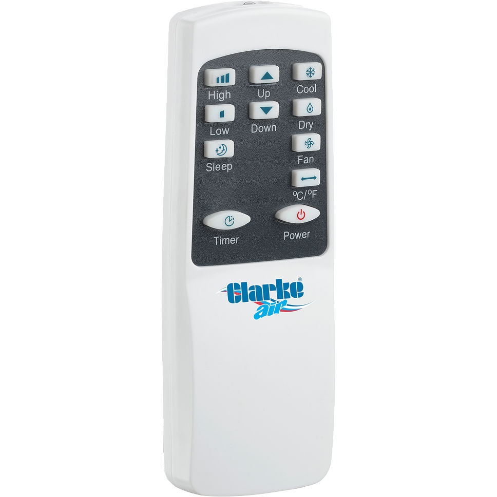 Clarke 3230567 AC7050 7000BTU Portable Air Conditioning Unit with Remote Control