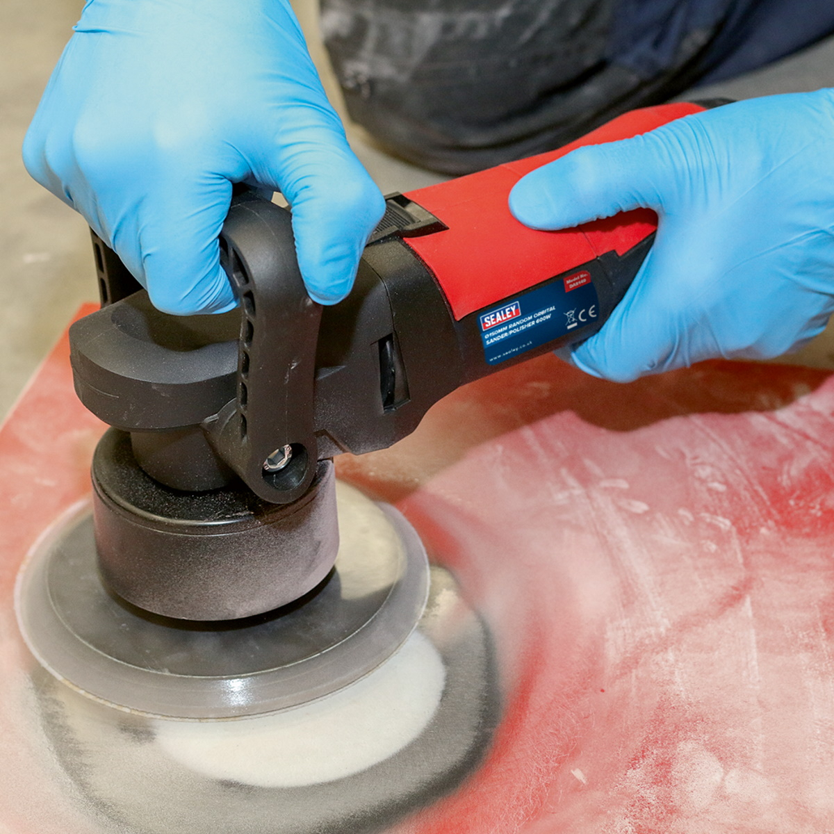 Sealey DAS149 Random Orbital Dual Action Sander &oslash;150mm 600W/230V