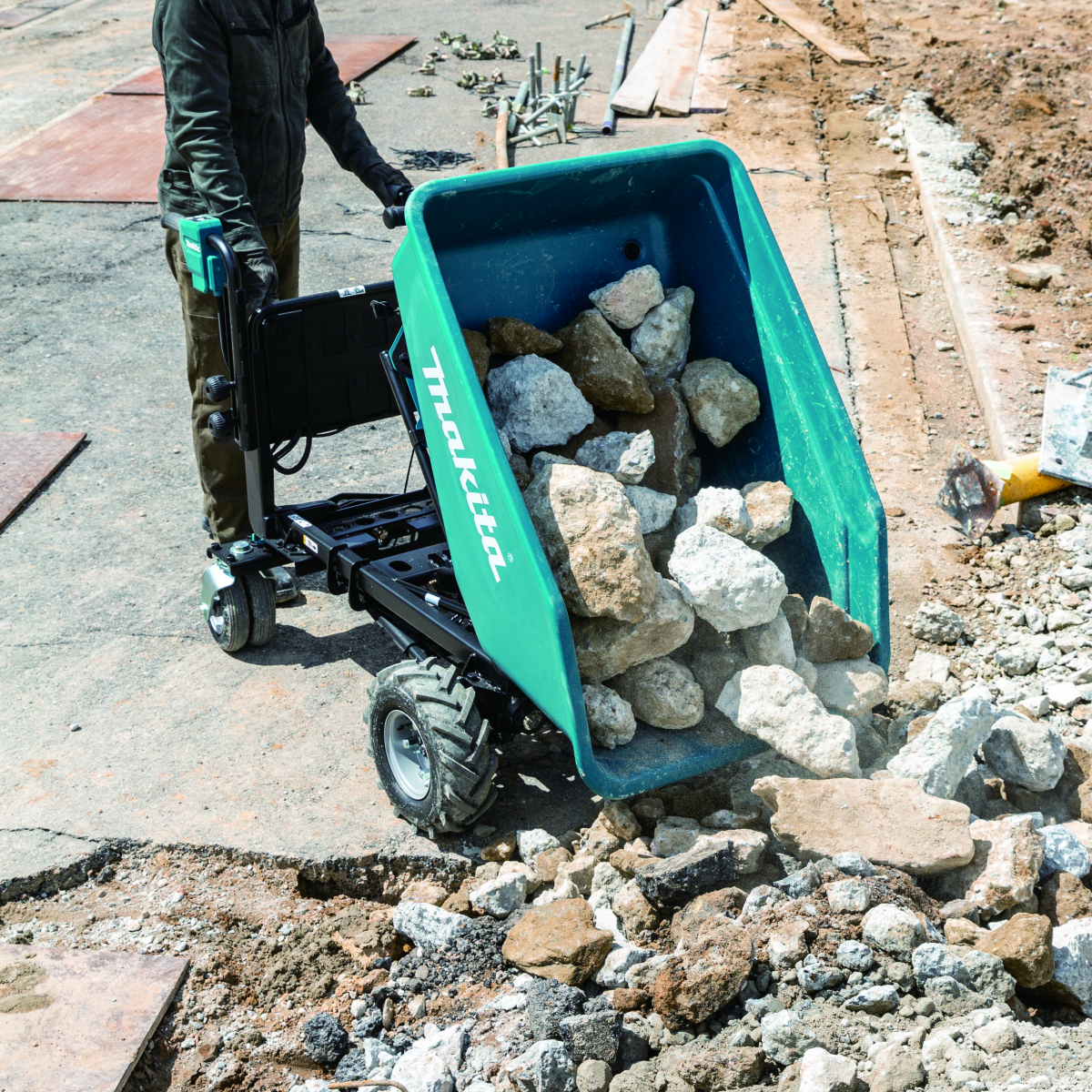 Makita DCU602Z Body Only "Twin 18v" LXT Brushless Wheelbarrow