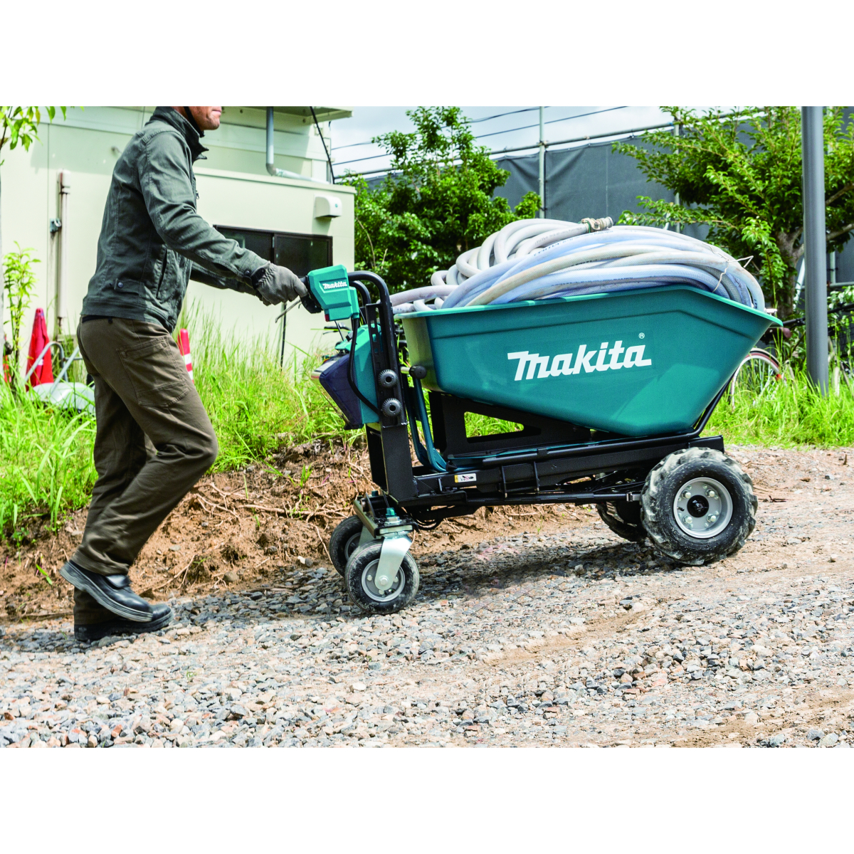 Makita DCU602Z Body Only "Twin 18v" LXT Brushless Wheelbarrow