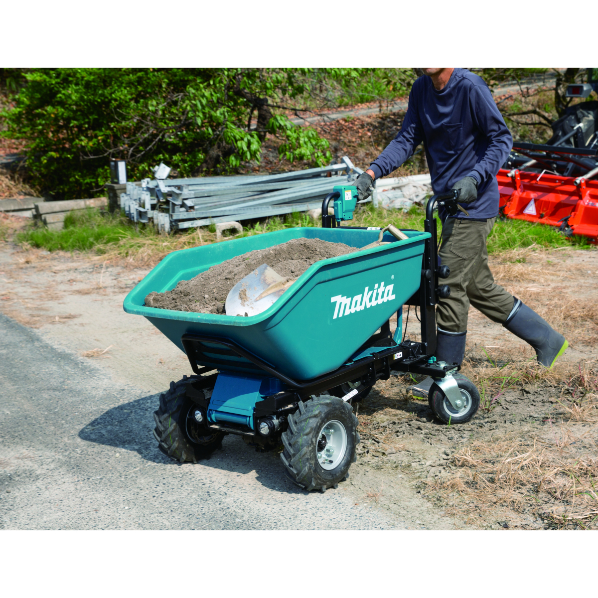 Makita DCU602Z Body Only "Twin 18v" LXT Brushless Wheelbarrow