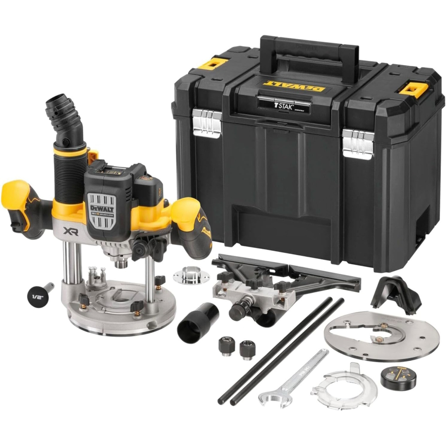 DeWalt DCW620NT-XJ Body Only 18V XR Brushless ½" (12mm) Plunge Router in Tstak Case