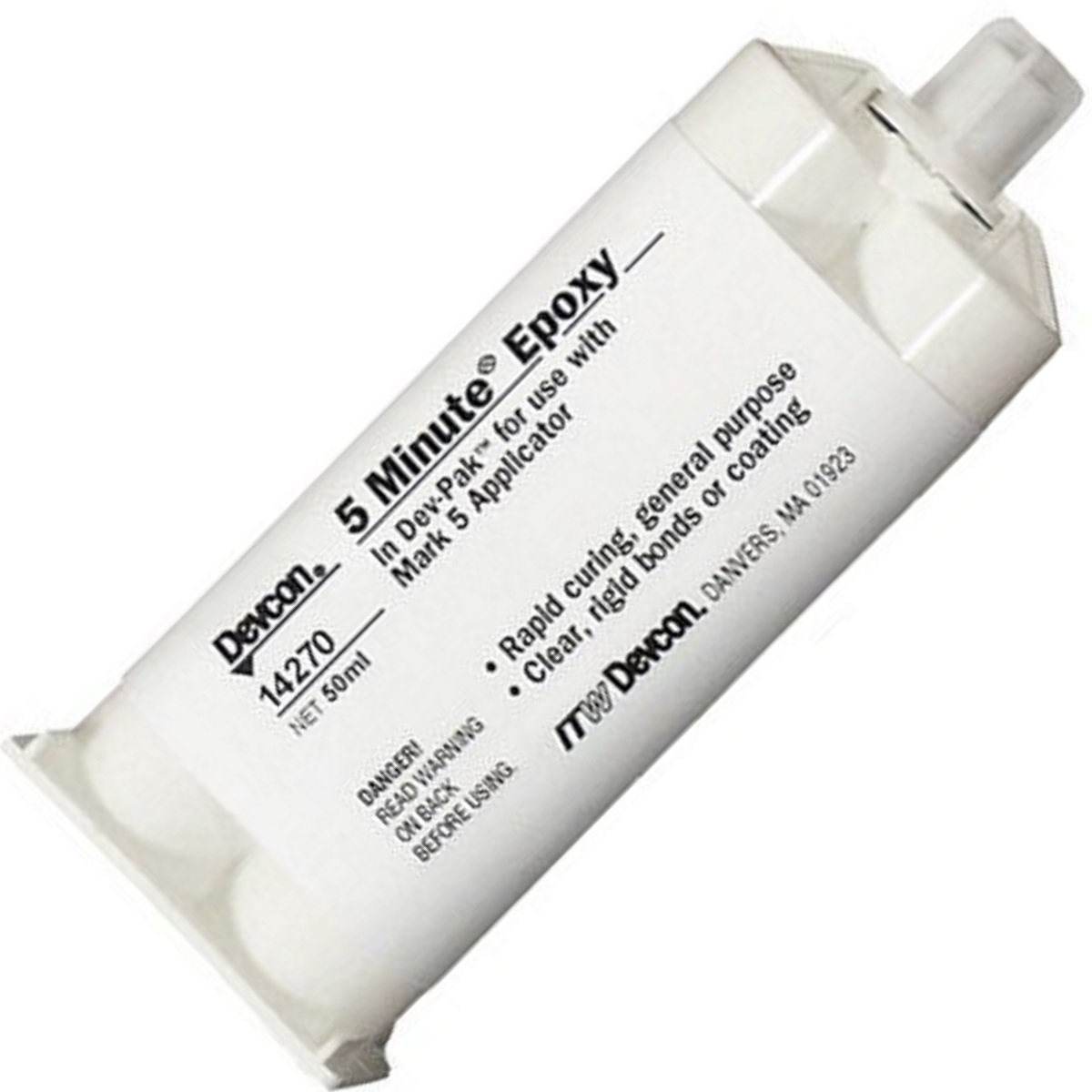 Devcon 14270 5 Minute Epoxy 50ml Cartridge (Box of 12) 14270