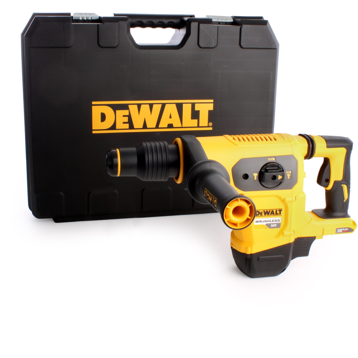 DeWalt DCH481N Body Only 54V XR FLEXVOLT Brushless 3-Mode Dedicated SDS-Max Hammer in Heavy Duty Kitbox