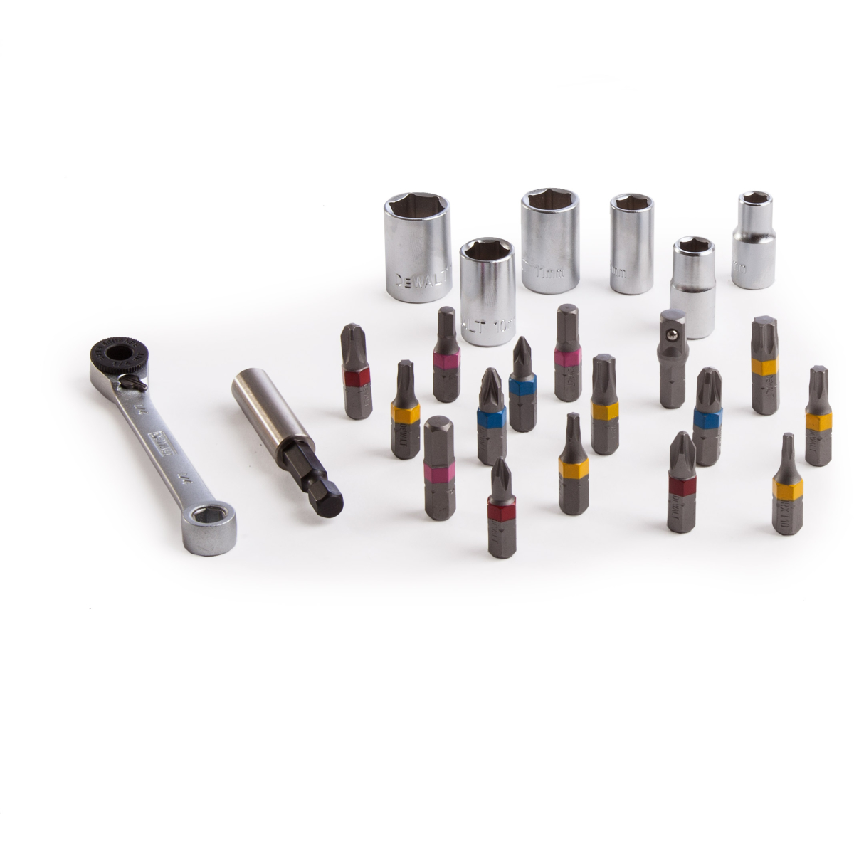 Dewalt DT71516-QZ Socket and Screwdriving Set 1/4in Drive 24 Pieces