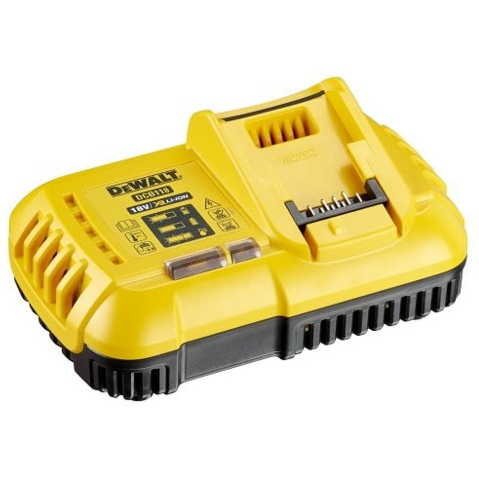DeWalt DCK2033X2 Flexvolt 54V /18V Twinpack SDS+ & Combi Drills with 2 x 9.0Ah Batteries in DS300 Tough System Box