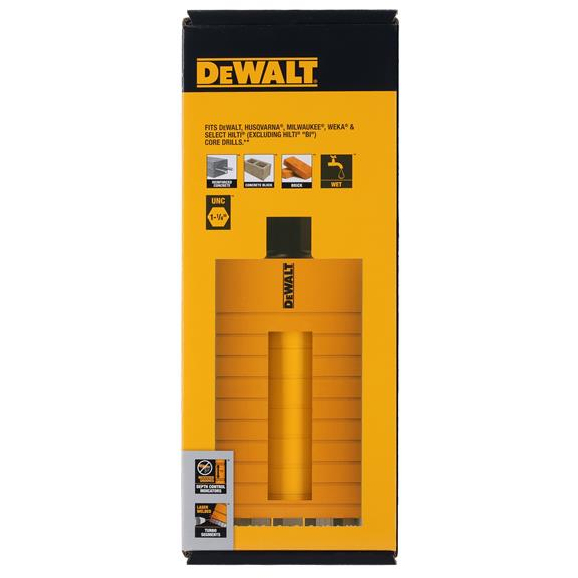 DeWalt DCDW108-XJ 152mm Wet Diamond Core