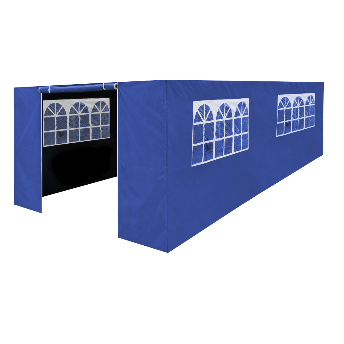 Sealey DG155 Dellonda Premium Side Walls/Doors/Windows for Gazebo/Marquee, Fits 3 x 6m Models - Blue