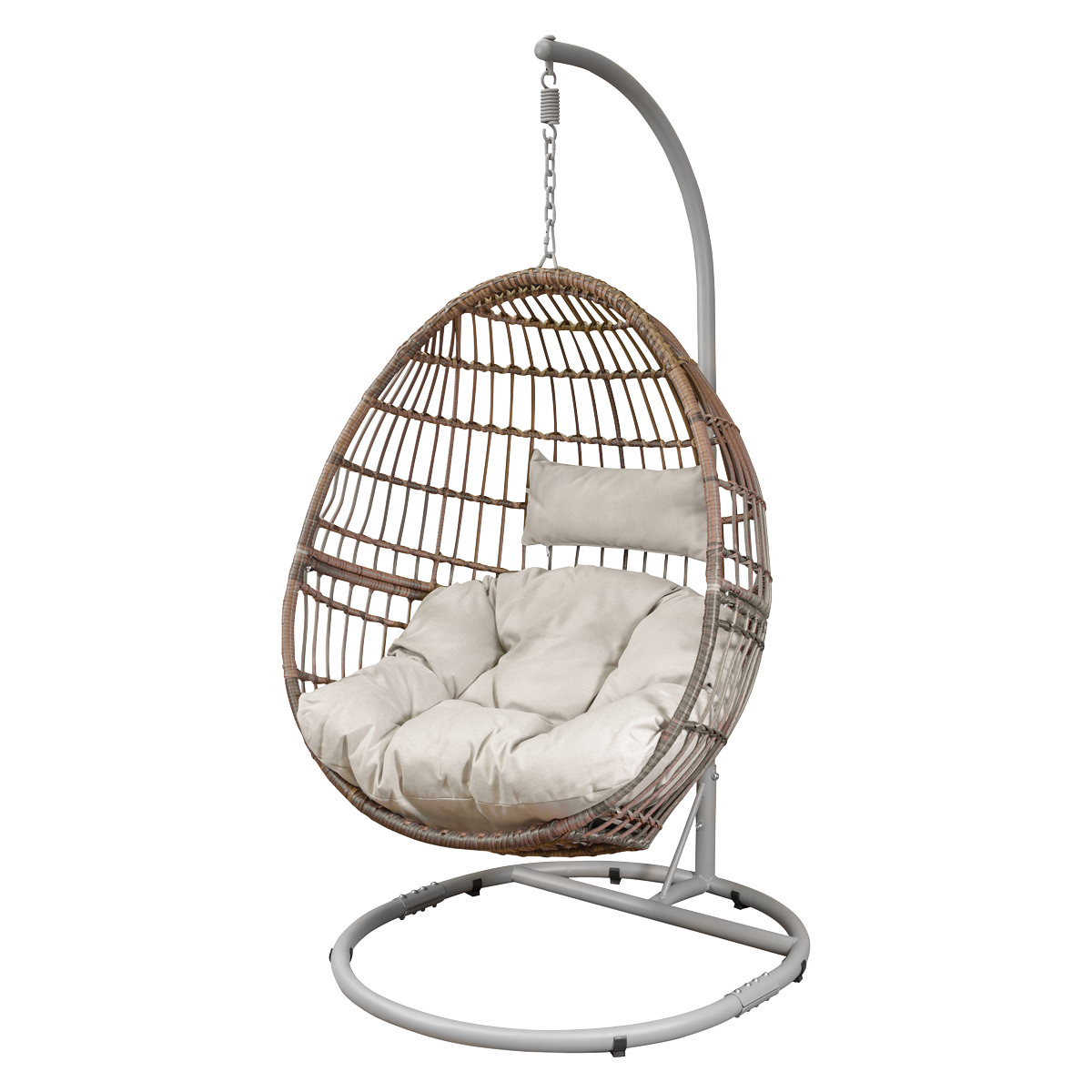Sealey DG60 Dellonda Single Swinging Egg Chair with Cushion