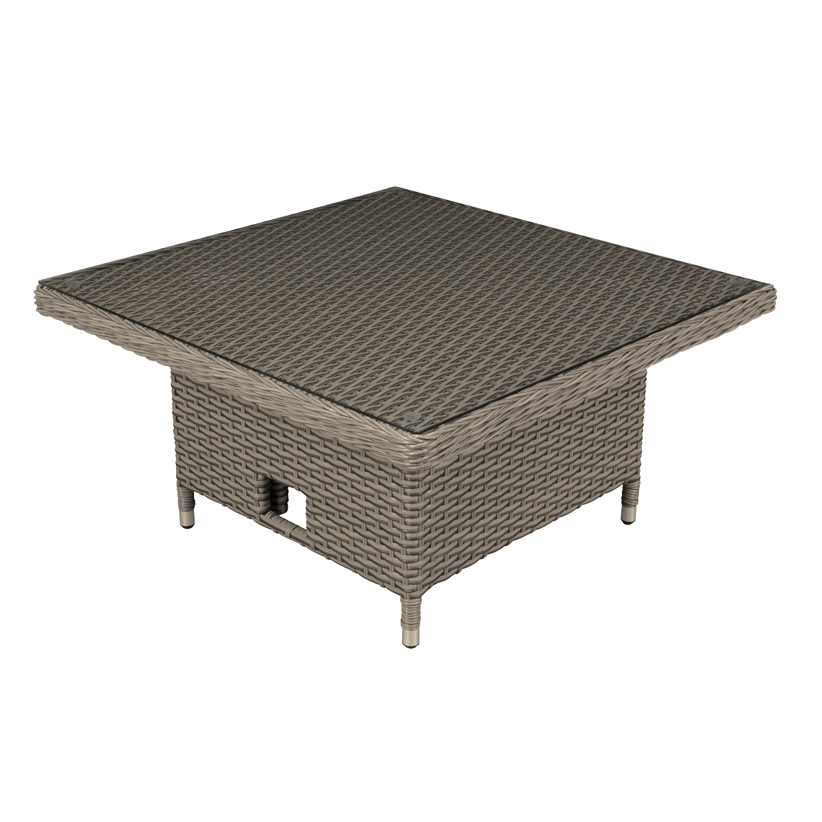 Sealey DG73 Dellonda Chester Rattan Wicker Adjustable-Height Outdoor Dining Table