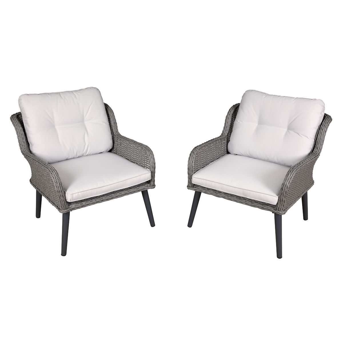 Sealey DG79 Dellonda Buxton Rattan Wicker Outdoor Chair Set 2pc