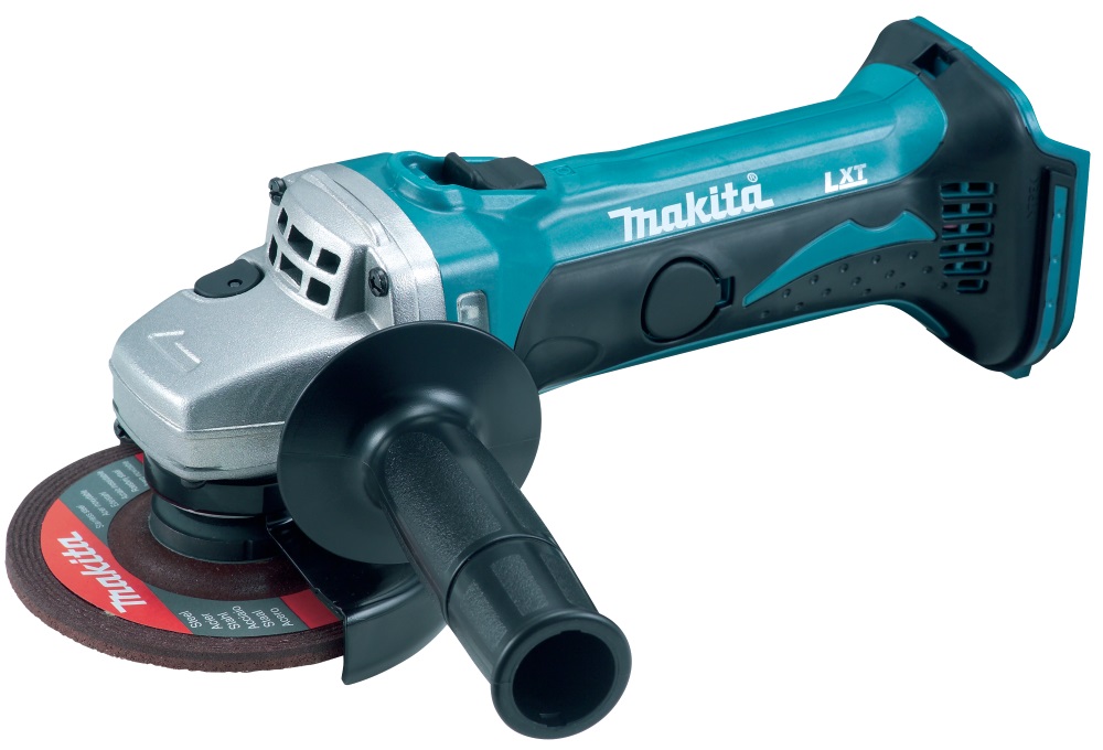 Makita DGA452Z Body Only 18V LXT 115mm Angle Grinder with 10x Makita Inox Thin Cutting Discs