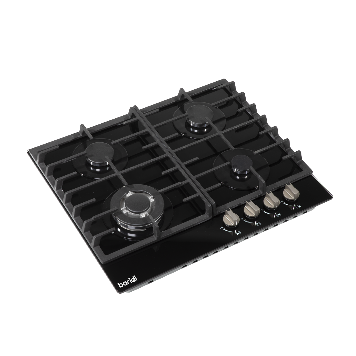 Sealey DH226 Baridi Gas Hob with 4 Cooking Zones 60cm - Black