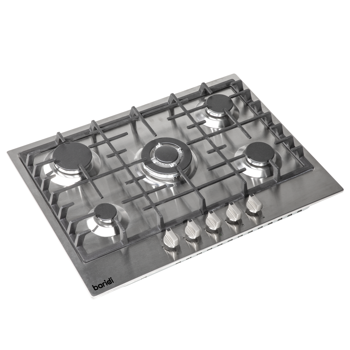 Sealey DH227 Baridi Gas Hob with 5 Cooking Zones 70cm - Stainless Steel