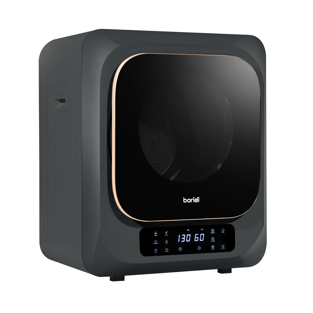Sealey DH229 Baridi Tabletop Tumble Dryer with Digital Controls 2.5kg Capacity - Black