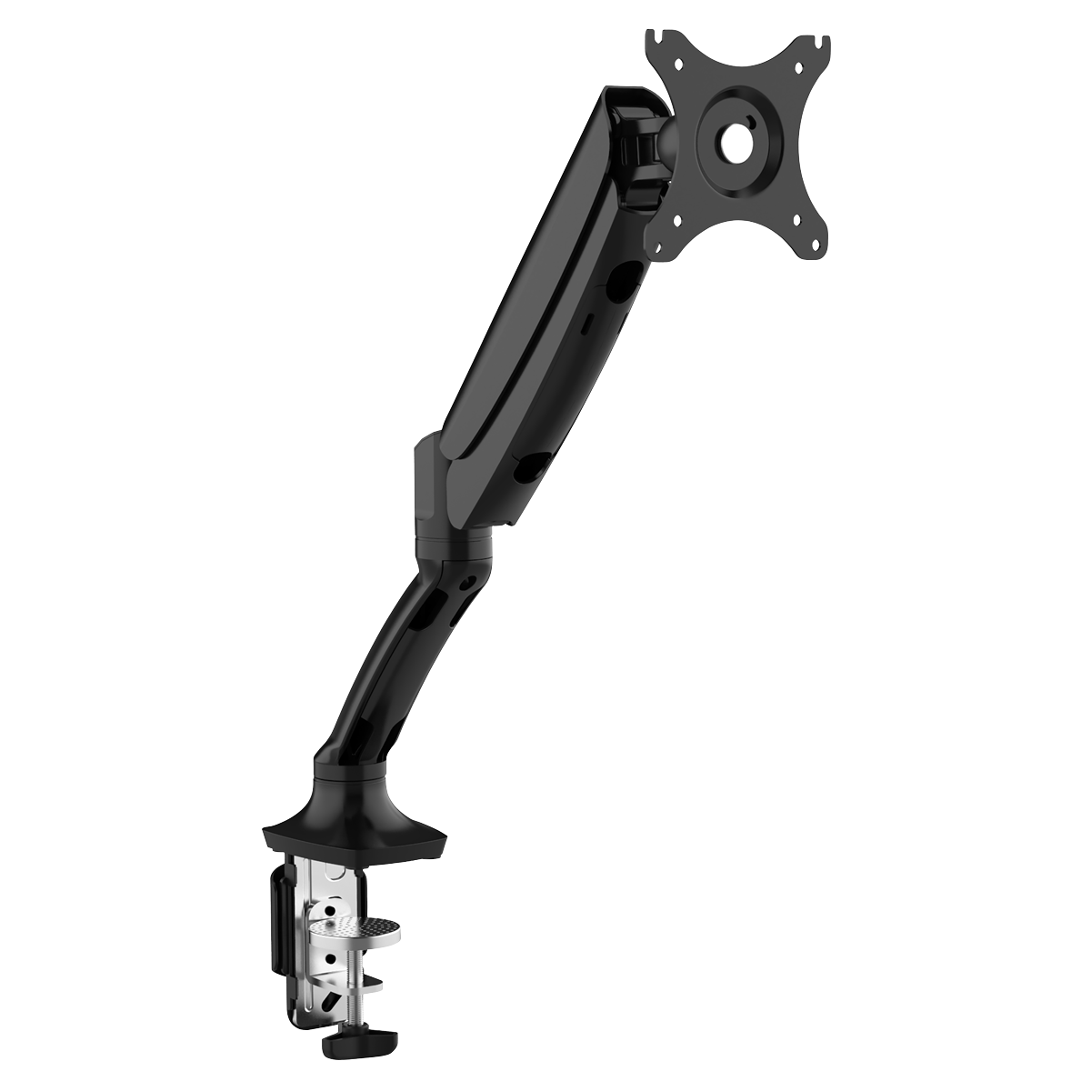 Sealey DH24 Dellonda Adjustable Single Monitor Arm with 360 Rotation - Black