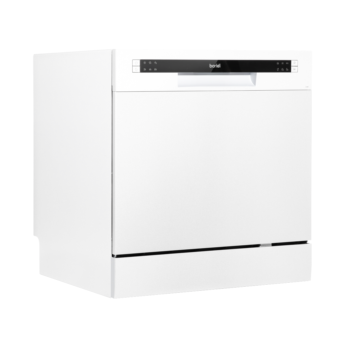 Sealey DH86 Baridi Compact Tabletop Dishwasher 8 Place Settings, 6 Programmes, Low Noise, 8L Cycle, Start Delay - White