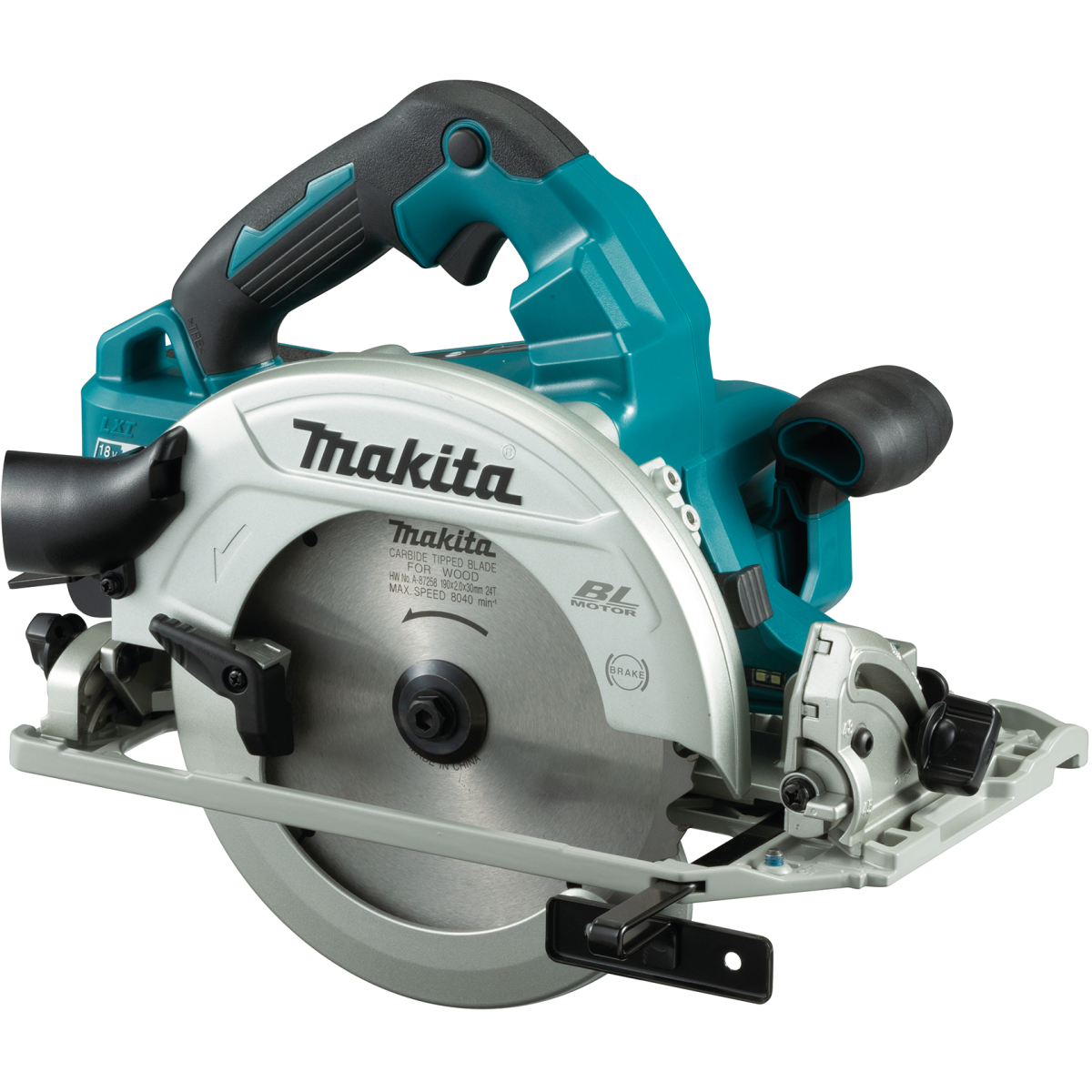 Makita Body Only DHS783ZJU 190mm Twin 18V LXT Brushless Circular Saw with AWS