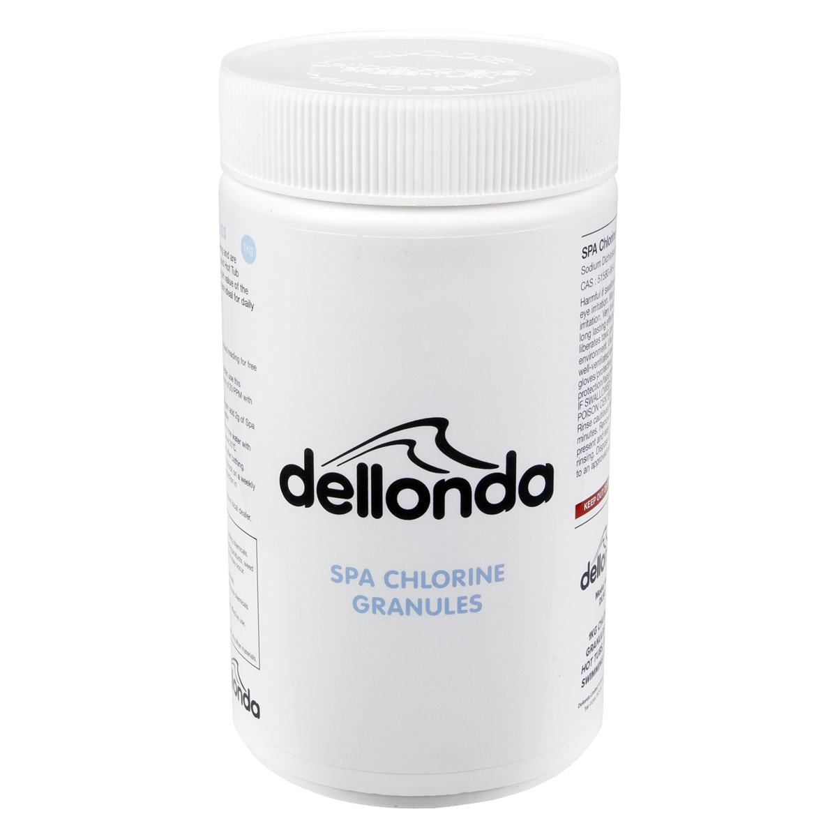 Sealey DL50 Dellonda Chlorine Granules for Hot Tubs/Spas & Swimming Pools 1kg