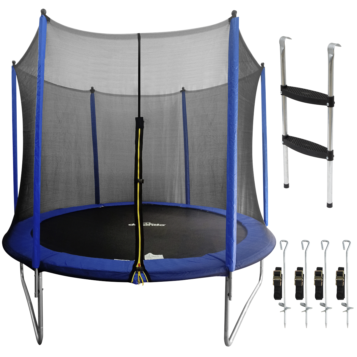 Sealey DL94 Dellonda Heavy-Duty Outdoor Trampoline with Safety Enclosure Net, Anchors & Ladder 10ft