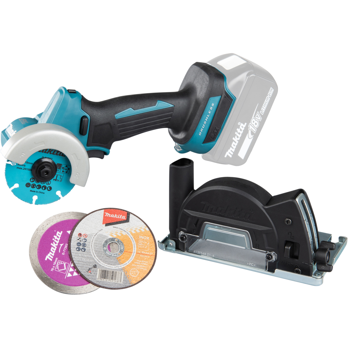 Makita DMC300Z Body Only 18V LXT 76mm Brushless Compact Disc Cutter