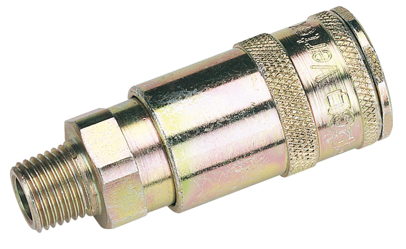 Draper 51385 A91CM02 BULK 1/4" BSP Taper Male Thread Vertex Air Coupling (Sold Loose)