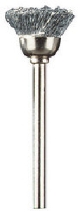 Dremel 442 Cup Shape Carbon Steel Brush (Pack of 2)