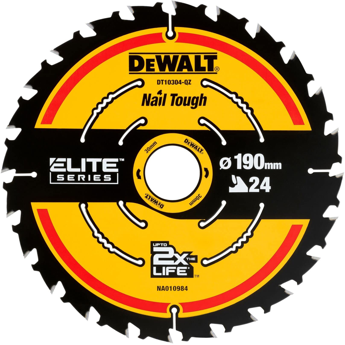 Dewalt DT10304-QZ 190mm X 30mm 24T Extreme Circular Saw Blade