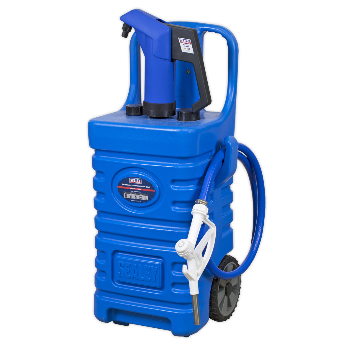 Sealey DT55BCOMBO1 Mobile Dispensing Tank 55L with AdBlue Pump - Blue