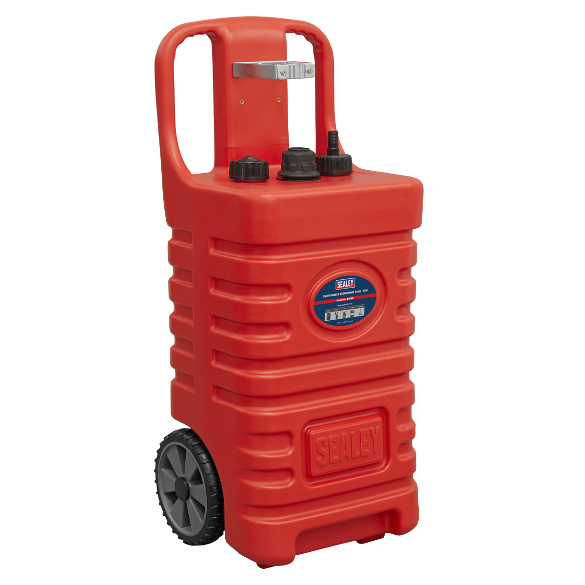 Sealey DT55R Mobile Dispensing Tank - Red 55ltr