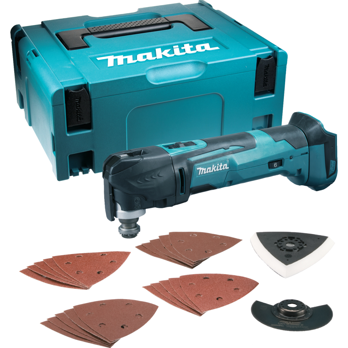 Makita DTM51ZJX7 Body Only 18V LXT Multi Tool With Accessory Set in MakPac Case