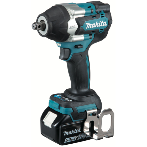 Makita DTW700RT 18V LXT 1/2" Impact Wrench with 1x 5.0Ah Battery and Charger