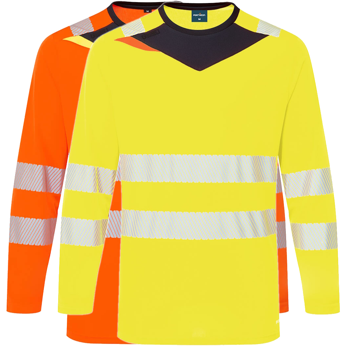 Portwest DX416 DX4 Hi-Vis Long Sleeved T-Shirt