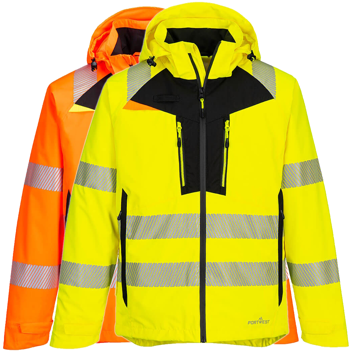 Portwest DX462 DX4 Hi-Vis Rain Jacket