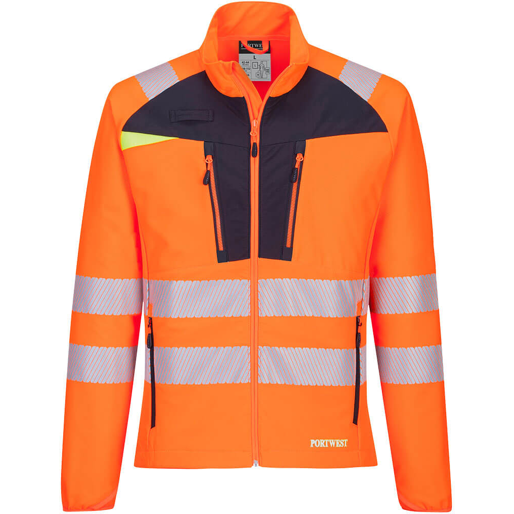 Portwest DX481 DX4 Hi-Vis Zip Base Layer