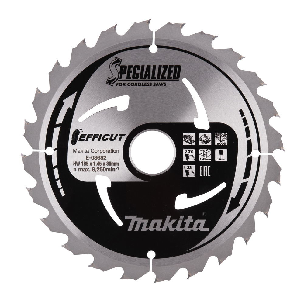 Makita E-08682 TCT Sawblade 185X30X24T