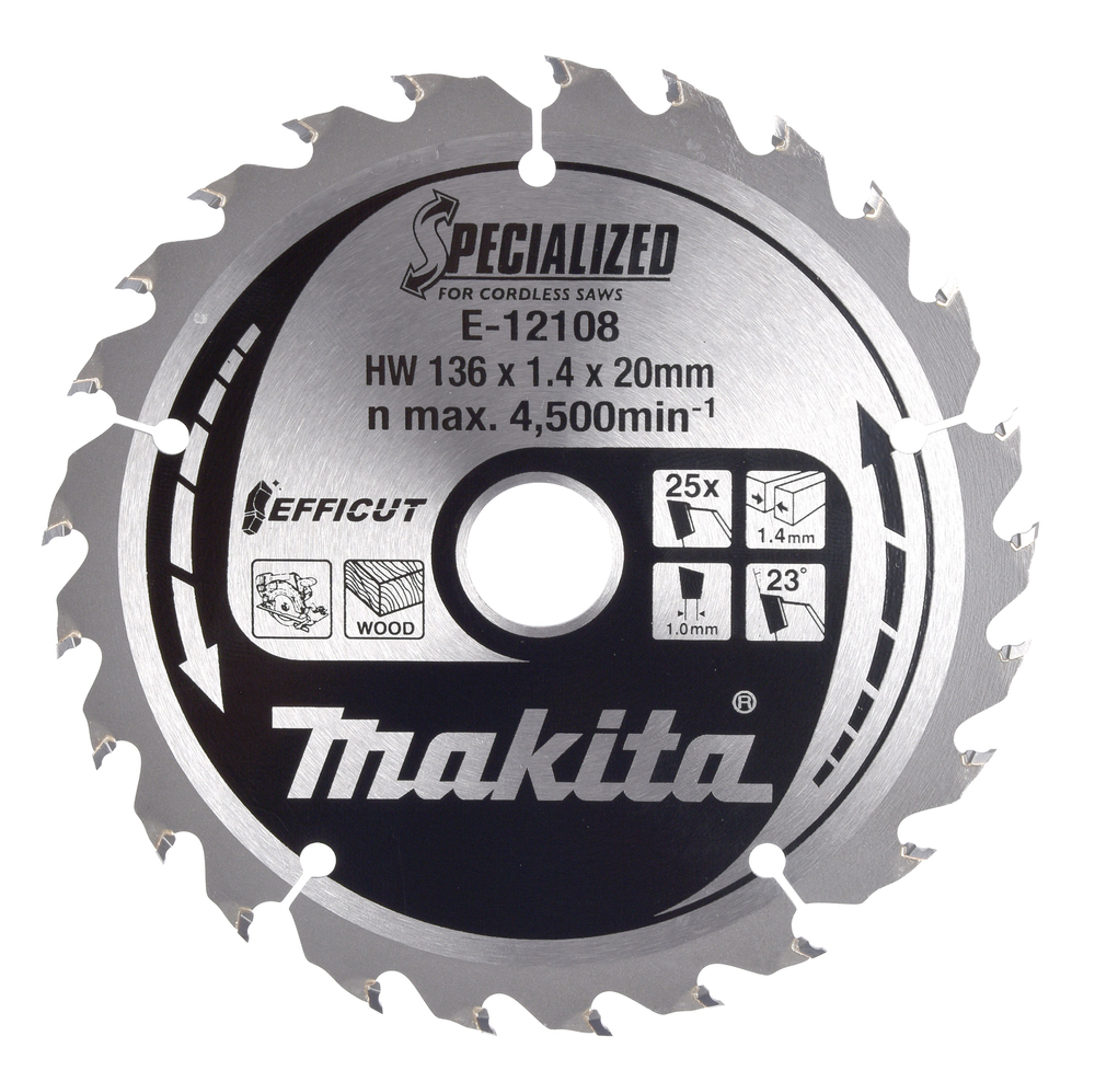 Makita E-12120 TCT Saw Blade 136X20X25T