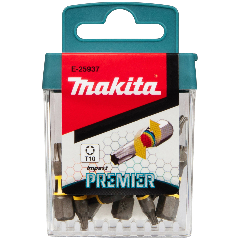 Makita E-25937 Impact Premier Torsion Screw Bit T10, 15pc